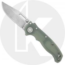 Demko AD20.5 Knife - S35VN Clip Point - Textured Natural G10 - Shark-Lock