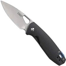 CRKT Piet Knife 5390 - Jesper Voxnaes EDC - Satin Drop Point - Black GRN - Liner Lock Folder