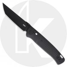 CRKT Counterpart K431KKP Knife - Black Oxide D2 Tanto - Black GRN