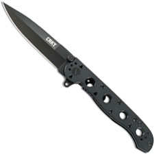 CRKT M16-03KS Knife Kit Carson Black Spear Point Flipper Folder Stainless Steel Frame Lock