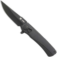 Ruger R4801K RTD Knife Matthew Lerch Black Drop Point Flipper Folder Black GRN with Field Strip Technology