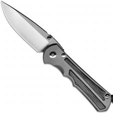 Chris Reeve Large Inkosi LIN - 1012 - S45VN Drop Point - Titanium with Black Micarta - Integral Lock Folding Knife - USA Made
