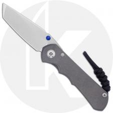 Chris Reeve Knives - Small Inkosi Knife - SIN-1042 - Stonewash Tanto - Sandblast Titanium