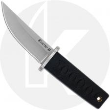 Cold Steel Kyoto II Mini Japanese Reinforced Point 17DB - Value Price EDC - Satin Reinforced Point Fixed Blade - Black Kray-Ex -