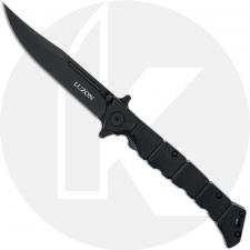 Cold Steel Medium Luzon - Black Clip Point - Black GFN - 20NQL-BKBK