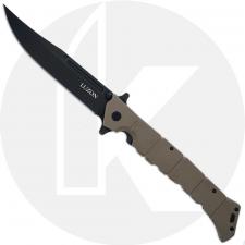 Cold Steel Large Luzon - Black Clip Point - Dark Earth GFN - 20NQX-DEBK