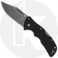 Cold Steel Mini Recon 1 27BAC - Compact EDC - Stonewash AUS 10A Clip Point - Black GRN - Folding Knife