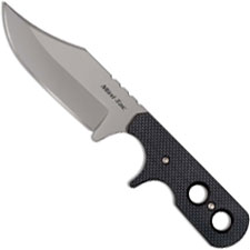 Cold Steel 49HCF Mini Tac Bowie Andrew Demko EDC Clip Point Fixed Blade with Griv-Ex Scales