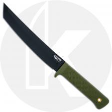 Cold Steel Recon Tanto - Black SK-5 Tanto Fixed Blade - Olive Drab Kray-Ex - 49LRT-ODBK