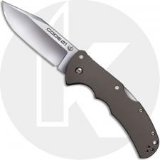 Cold Steel 58PC Code 4 Knife S35VN Clip Point Gray Aluminum Tri-Ad Lock Folder