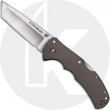 Cold Steel 58PT Code 4 Knife S35VN Tanto Gray Aluminum Tri-Ad Lock Folder