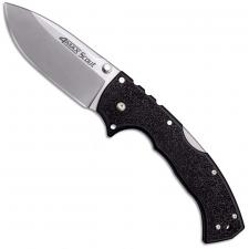 Cold Steel 4 Max Scout 62RQ - AUS10A Drop Point Blade - Black Griv Ex - Tri Ad Lock - Folding Knife