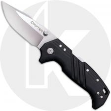 Cold Steel Engage FL-30DPLC-35 Knife - 2 Tone Satin S35VN Clip Point - Black G10 - Atlas Lock Folder