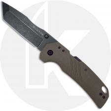 Cold Steel Engage FL-30DPLT-BF - Black Stonewash 4116SS Tanto - FDE GFN - Atlas Lock Folder