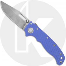 Demko AD20.5 Knife - CPM 20CV Clip Point - Blue #2 G10 - Shark-Lock