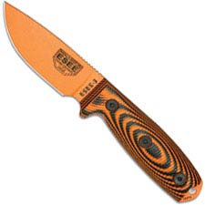 ESEE Knives ESEE-3 - 3PMOR-006 - Orange Drop Point - Orange / Black 3D G10 Handle - Black Molded Sheath