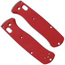 Flytanium Custom G10 Scales for Benchmade Bugout Knife - Red