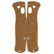 Flytanium Custom G10 Scales for Benchmade Mini Bugout Knife - Tan