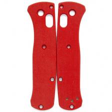 Flytanium Custom G10 Scales for Benchmade Mini Bugout Knife - Red