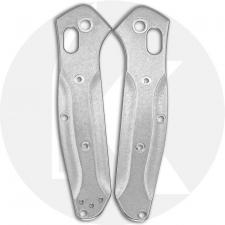 Flytanium Custom Titanium Scales for Benchmade Mini Osborne Knife - Stonewash
