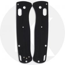 Flytanium Custom G10 Crossfade Scales for Benchmade Bugout Knife - Black