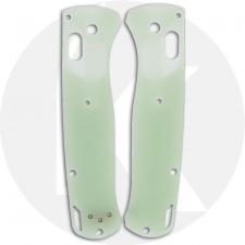 Flytanium Custom G10 Crossfade Scales for Benchmade Bugout Knife - Jade