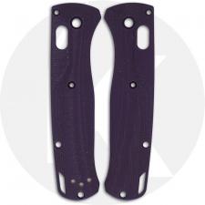 Flytanium Custom G10 Crossfade Scales for Benchmade Bugout Knife - Purple Haze