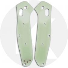 Flytanium Custom G10 Scales for Benchmade Mini Osborne Knife - Jade Natural