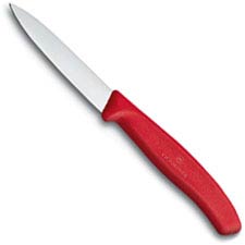 Victorinox Paring Knife 6.7601, 3.25 Inch Blade with Red Nylon Handle