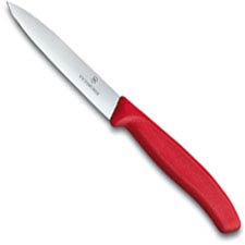 Victorinox Paring Knife 6.7701, 4 Inch Blade with Red Nylon Handle