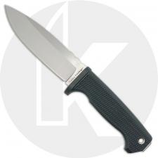 Demko FreeReign 5 Inch Drop Point AUS10A Fixed Blade - Grey Rubber Handle