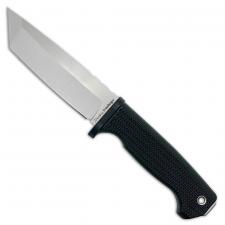 Demko FreeReign 5 Inch Tanto AUS10A Fixed Blade - Black Rubber Handle