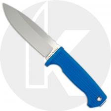 Demko FreeReign 5 Inch Drop Point AUS10A Fixed Blade - Blue Rubber Handle