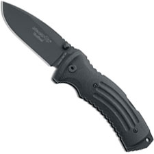 Fox Knives Blackfox BF-704 Antonio Di Gennarolama Black Drop Point Black G10 Tactical Folder