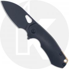 GiantMouse ACE Riv Knife - PVD M390 - PVD Titanium - Blackout