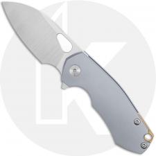 GiantMouse ACE Riv Knife - Satin M390 - Titanium