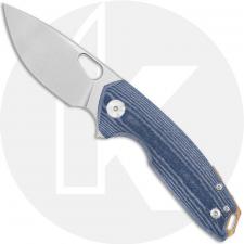 GiantMouse ACE Tribeca Knife - Stonewash MagnaCut - Denim Micarta