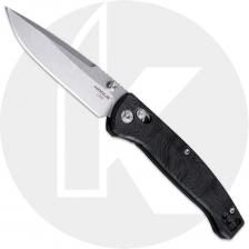 Hogue Mysto (Metal) Manual Folder 24457 Knife - Tumbled CPM MagnaCut Clip Point - Black Diamond Richlite - ABLE Lock - USA Made