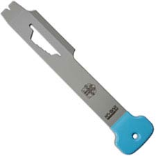 KABAR USSF Bridge Breacher Tool 2484SF - Gray 1095 Cro-Van - Pry Bar with Blade and Wrench Slots - USA Made