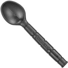 KABAR Krunch 9924 - Spoon Straw - Black Creamid - USA Made