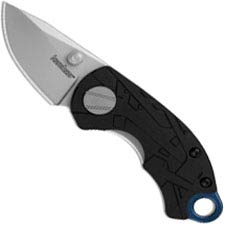 Kershaw Aftereffect 1180 - Jens Anso - Bead Blast Clip Point Blade - Black GFN - Liner Lock Folder