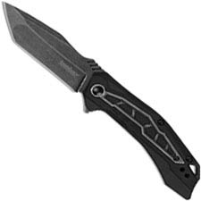 Kershaw Flatbed 1376 - SpeedSafe Assist - BlackWash Tanto - Black GFN - Flipper Folder