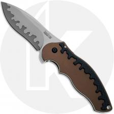 Kershaw Tyrade 1850 - 154CM / D2 Composite - Bronze Ti and Carbon Fiber - Frame Lock - SpeedSafe Flipper Folder - Discontinued I