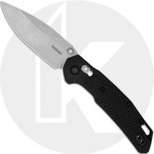 Kershaw Heist 2037 Knife - D2 Stonewash Blade - Black GFN Handle