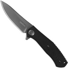 Kershaw 4020 Concierge Dmitry Sinkevich Ti Drop Point Black G10 Handle KVT Flipper Folder