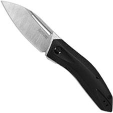 Kershaw Turismo 5505 - 2 Tone Satin D2 Leaf Blade - Black PVD Stainless Steel - SpeedSafe Assist - Flipper Folder
