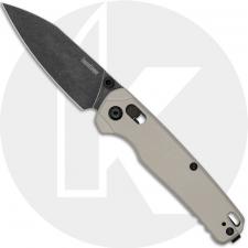 Kershaw Bel-Air 6105 Knife - BlackWash MagnaCut Reverse Tanto - Nickel Cerakote Aluminum