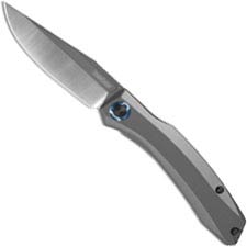 Kershaw Highball 7010 - Two Tone D2 Clip Point - Gray PVD Stainless Steel Handle - KVT Folder