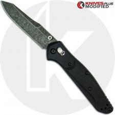 MODIFIED Benchmade 940-2 Osborne Knife - Acid Stonewash - G10 Handle