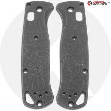 KP Custom Titanium Scales for Benchmade Bugout Knife - Blasted + Stonewashed